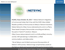 Tablet Screenshot of neteranetworks.com